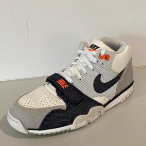Nike Air Trainer 1 Mid Denim White Dark Obsidian Sz 9.5